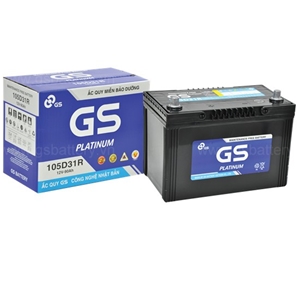 ẮC QUY KHỞI ĐỘNG GS MF 12V-90AH (20HR), 105D31R